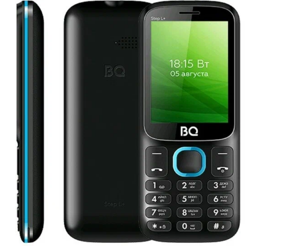 Мобильный телефон BQ 2440 Step L+ Black/Green - фото №8