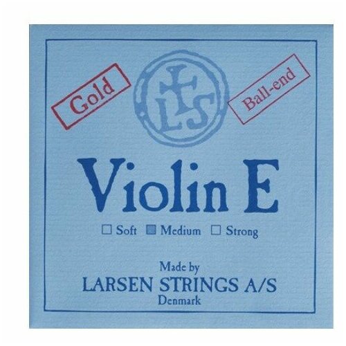 Струны для скрипки Larsen Strings Original струна Ми для скрипки 4/4 среднее натяжение углеродистая сталь шарик