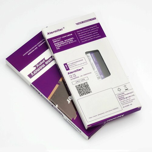 Игровая оперативная память Atermiter DDR3 1 модуль на 8 GB 1866 Mgz радиатор 1300₽