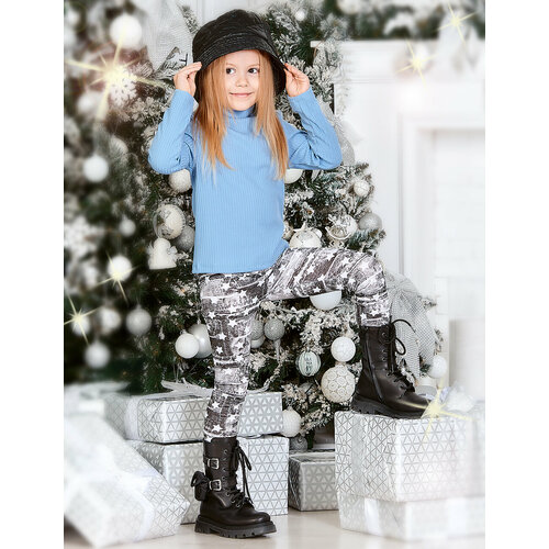 фото Водолазка ketmin, размер 104, голубой