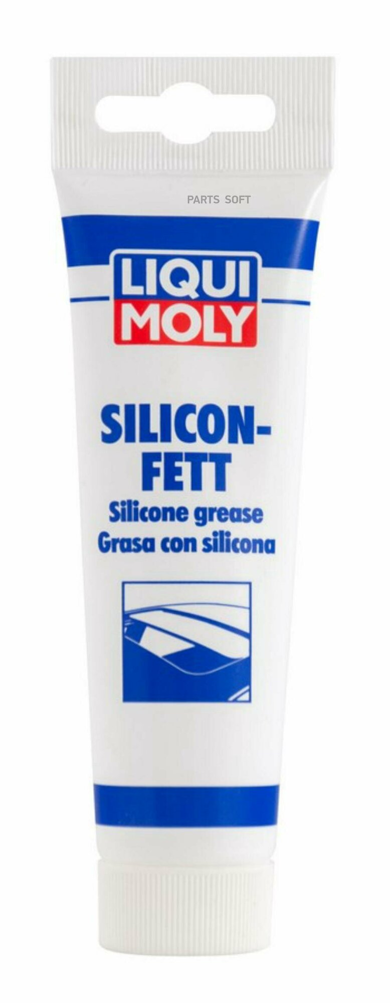 LIQUI MOLY 3312 LiquiMoly Silicon-Fett 0.1KG_смазка силиконовая !\