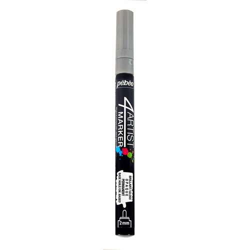 PEBEO Маркер художественный 4Artist Marker на масляной основе 2 мм перо круглое цвет 580024 черный 1359₽