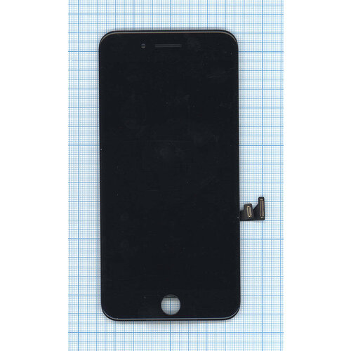 Дисплей (экран) в сборе с тачскрином для iPhone 8 Plus (Foxconn) черный / 1920x1080 (Full HD)
