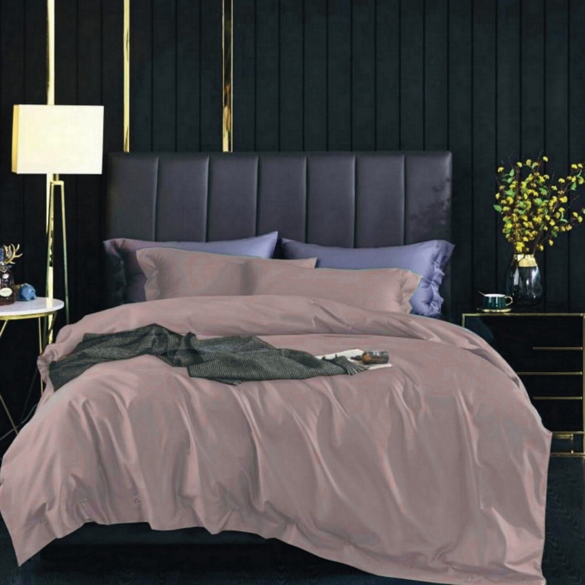 фото KingSilk Постельное белье Lisett цвет: бежевый (евро)