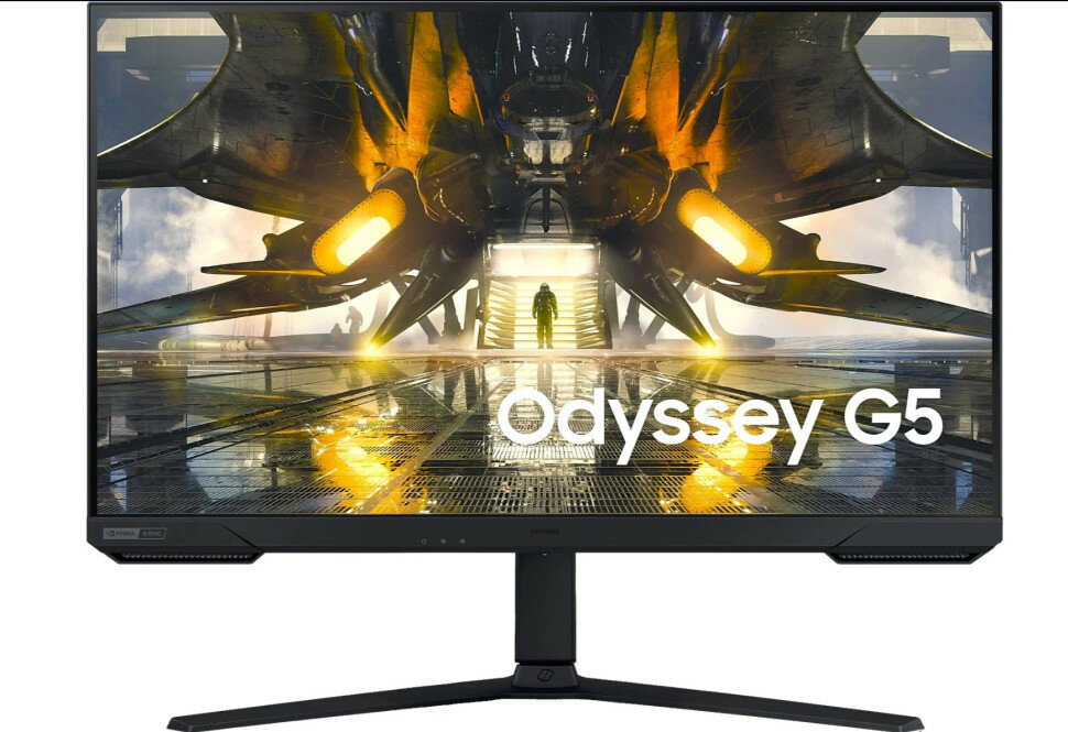 Монитор Samsung Odyssey G5 S32AG524PI, 2560x1440, 165 Гц, IPS, черный