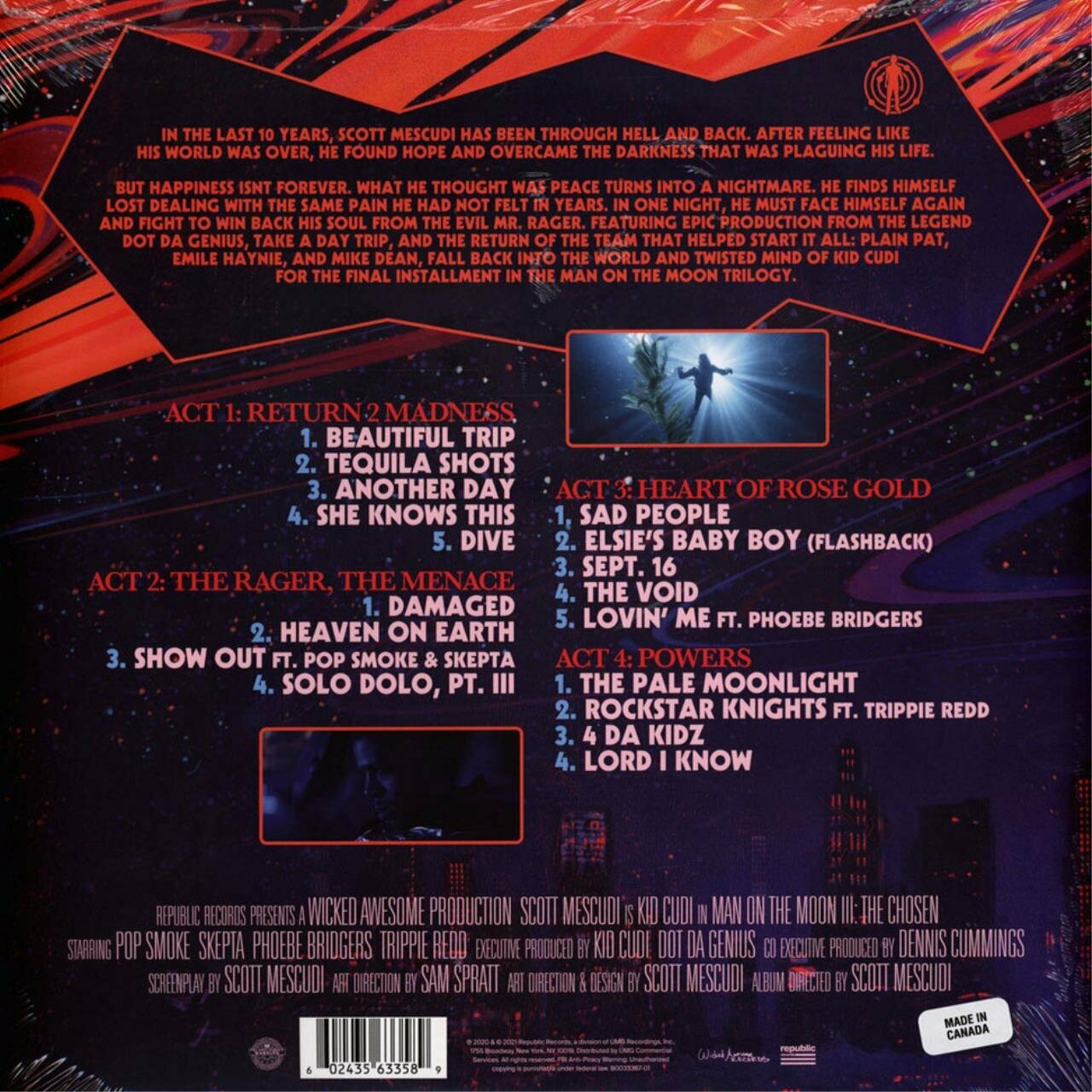 Kid Cudi Man On The Moon Iii: The Chosen (2Винил) Мистерия звука - фото №12