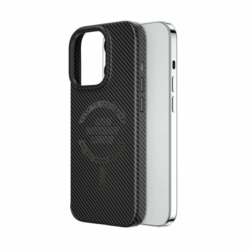 Чехол Wiwu Karbon Mangetic Phone case for iPhone 15 LCC-107 Black черный