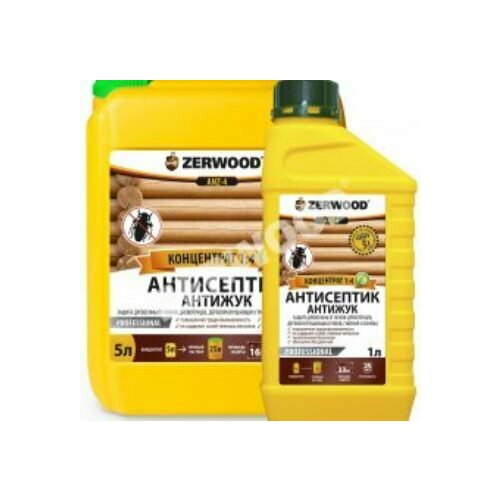 Антисептик антижук Zerwood ANZ-4 5л Ижсинтез пропитка антижук с415 5л оптимист с341 41786