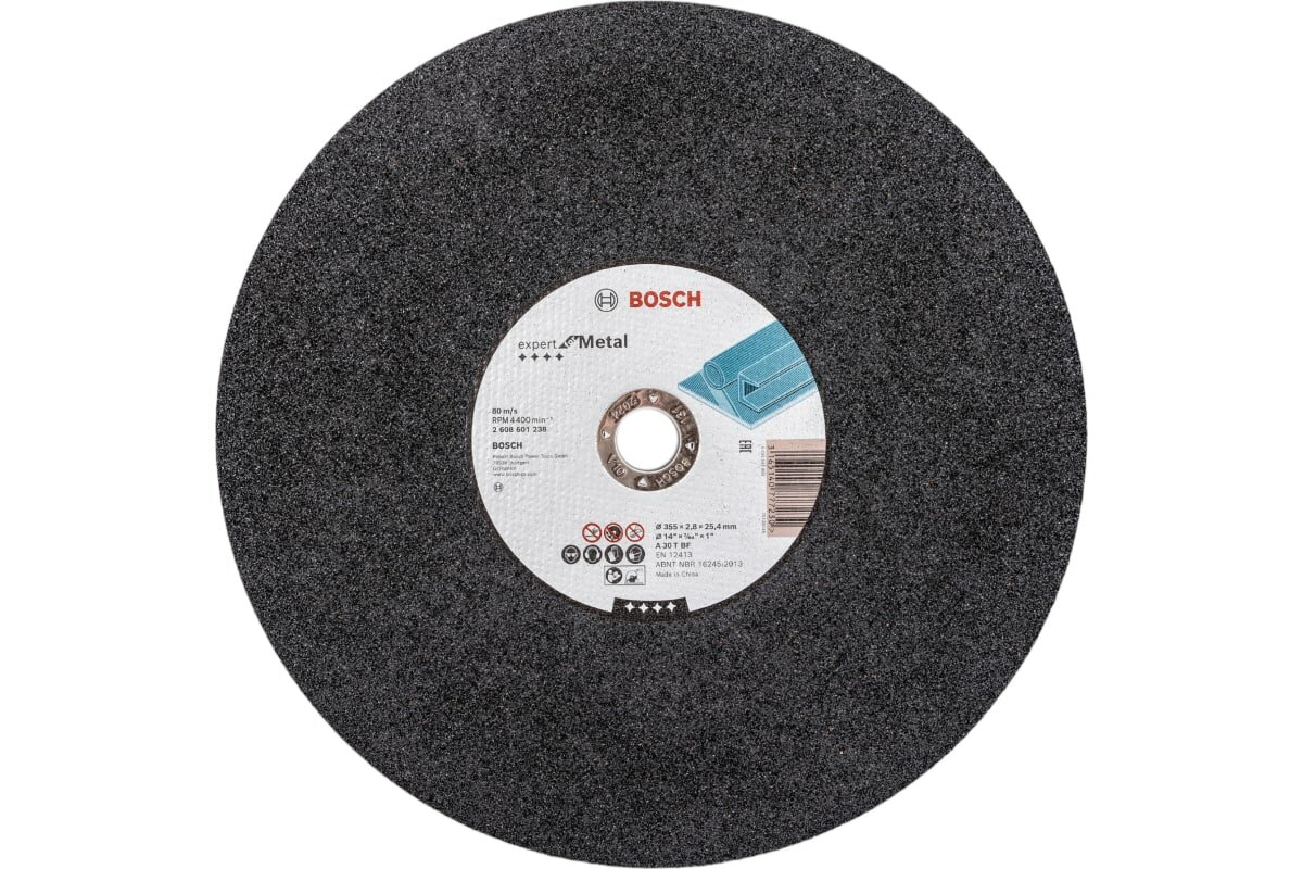 фото Отрезной круг по металлу BOSCH 355х2,8х25,4 мм