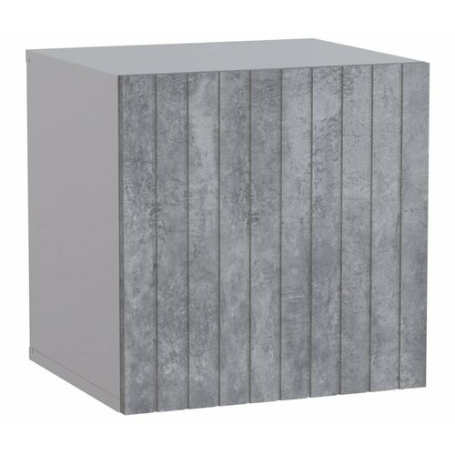 Шкаф навесной ЛайфМебель Эннис белый бетон светлый 3040₽
