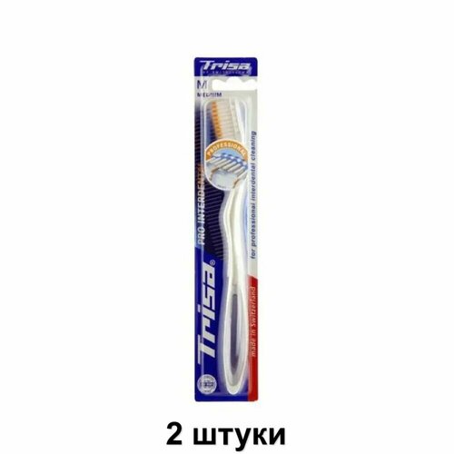 Trisa Зубная щетка Pro Interdental средняя 2 шт 983₽