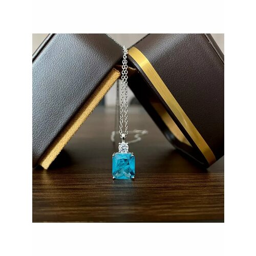 Колье ZULTANIT ZULTANIT, фианит, синий, серый