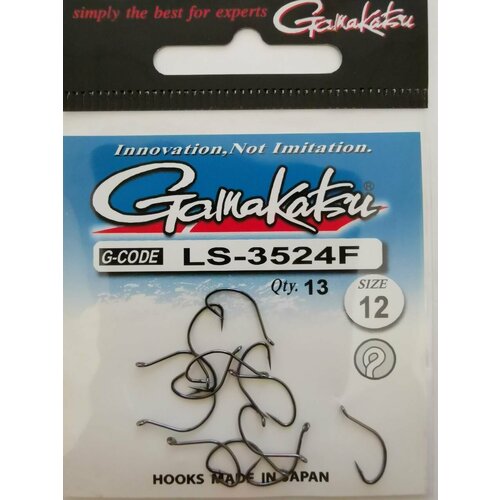 Крючки Gamakatsu LS-3524F (F22) № 12 (13шт)