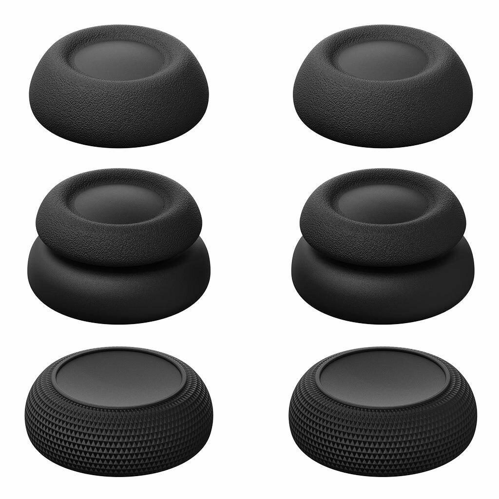 Накладки на стики "Thumb Grip" Skull & Co для PlayStation Portal, 6 штук, цвет Черный (Black)