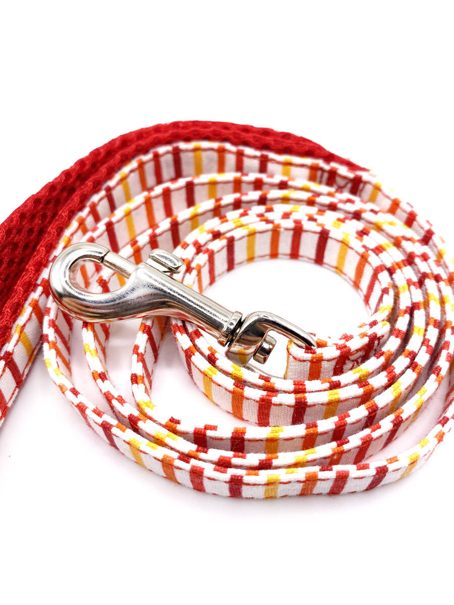 Изображение Поводок для собак Japan Premium Pet в стиле Райе, красный, размер SS