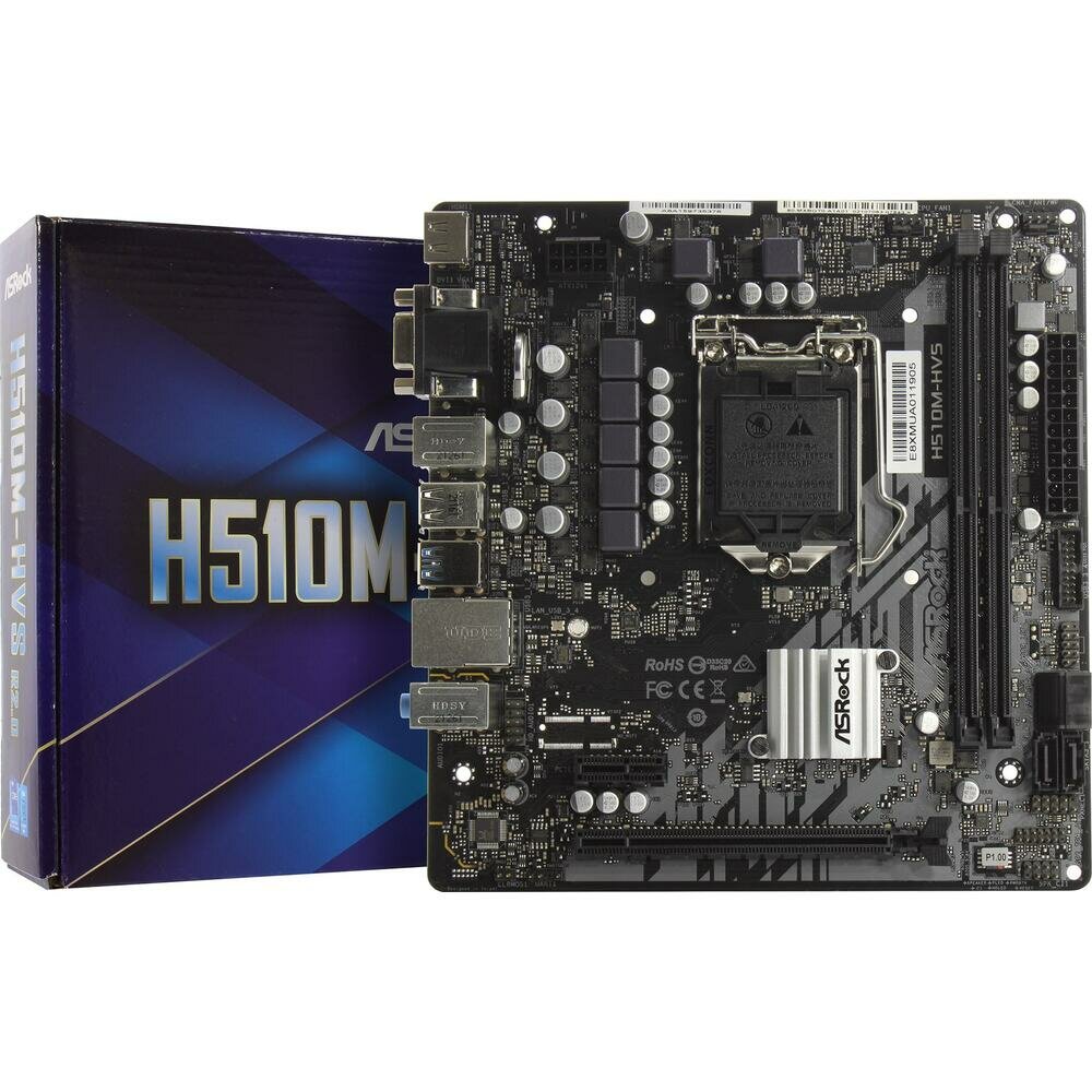 Материнская плата ASRock , LGA 1200, Intel H510, mATX, Ret - фото №15