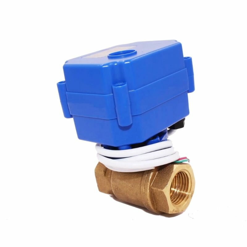 Кран шаровый DN25  1  с электроприводом DC12V 