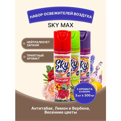 SKY MAX Набор освежителей 3 штуки 629₽
