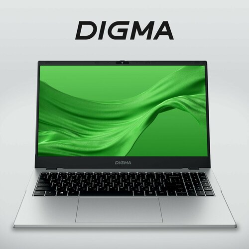 Ноутбук Digma EVE P5852 N200 8Gb SSD256Gb 156 IPS FHD W11Pro silver 5900mAh 27047₽