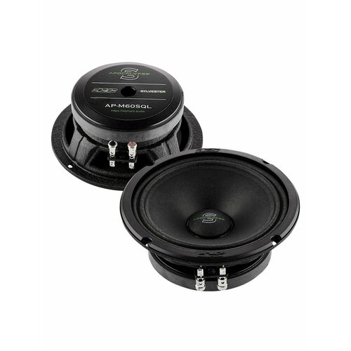 Среднечастотник Alphard Deaf Bonce AP-M60SQ 16см 150Вт 975дБ влагостойкий ферритовые магниты 9200₽