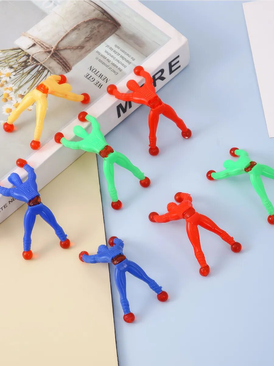 Антистресс человечки-прилипалы 10 штук — фото 1