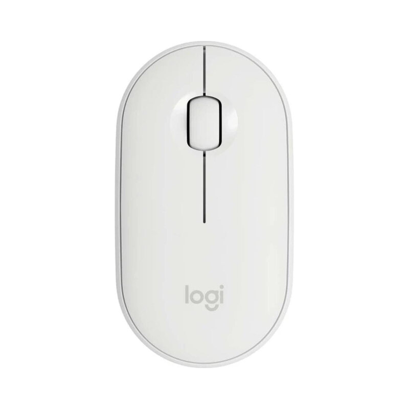 Мышь компьютерная Logitech Pebble M350 Off-white WLS (910-005716) — фото 1