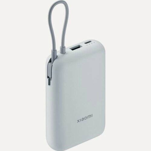 Изображение товара Внешний аккумулятор Xiaomi Power Bank 10000mAh (встроенный кабель) Ice Blue GL