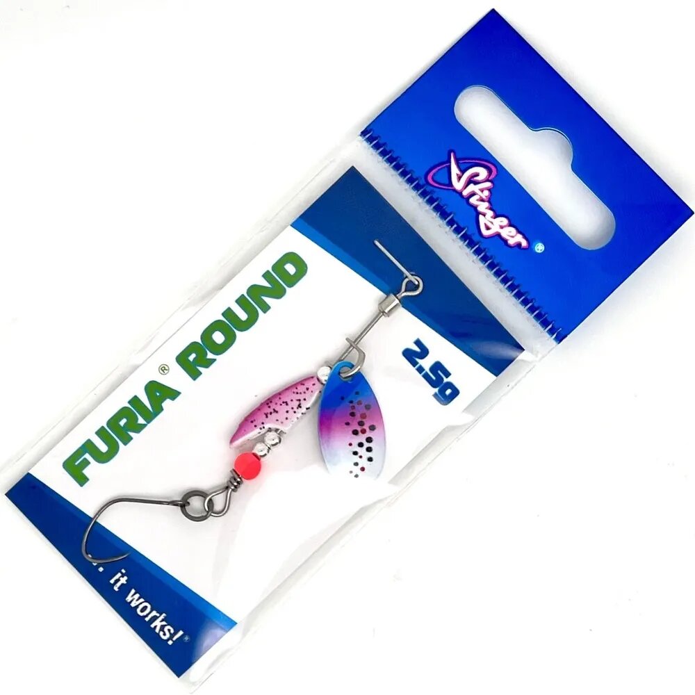 Блесна Stinger Furia Round #0 2,5гр #RBT Для ловли форели — фото 1
