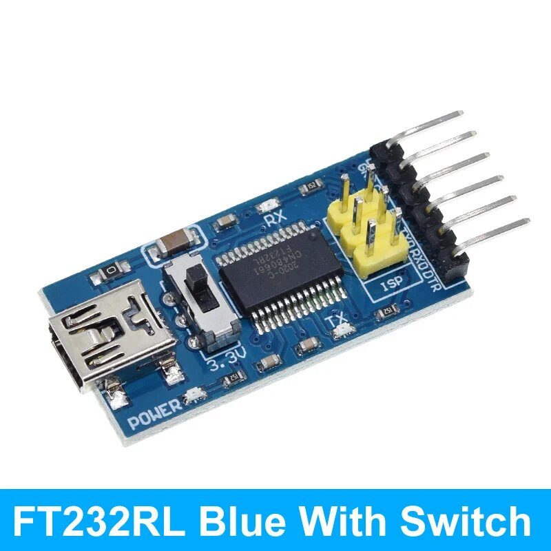 TZT FT232RL FTDI USB-TTL конвертер, FT232RL With Switch