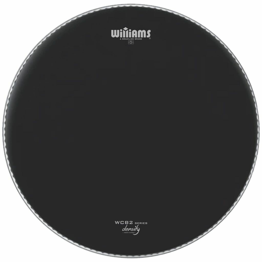 Density Black Series Пластик для том-барабана 16", покрытием, черный, Williams WCB2-10MIL-16