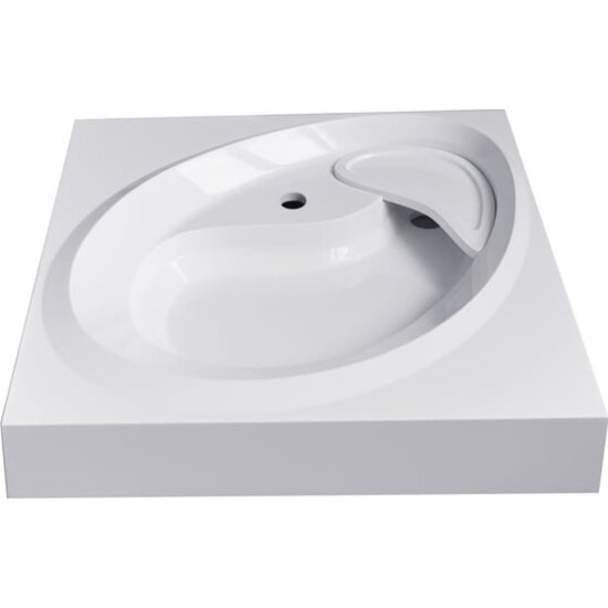 Раковина Madera над стиральной машиной Ameli 60х55 с кронштейнами