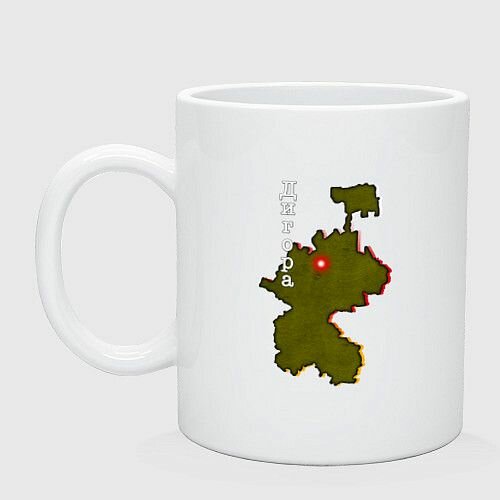 Осетия Дигора Керамическая кружка