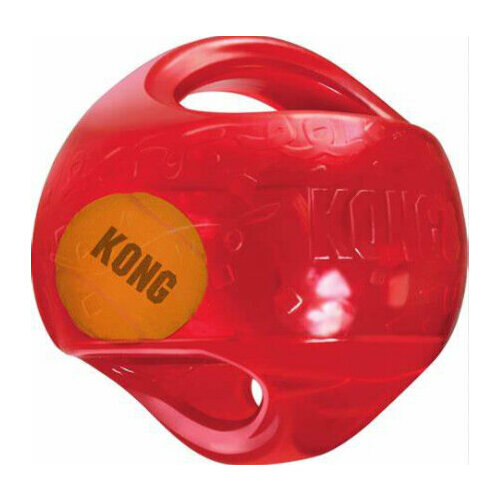 Kong Jumbler Джумблер мячик красный, игрушка для собак, 14 см