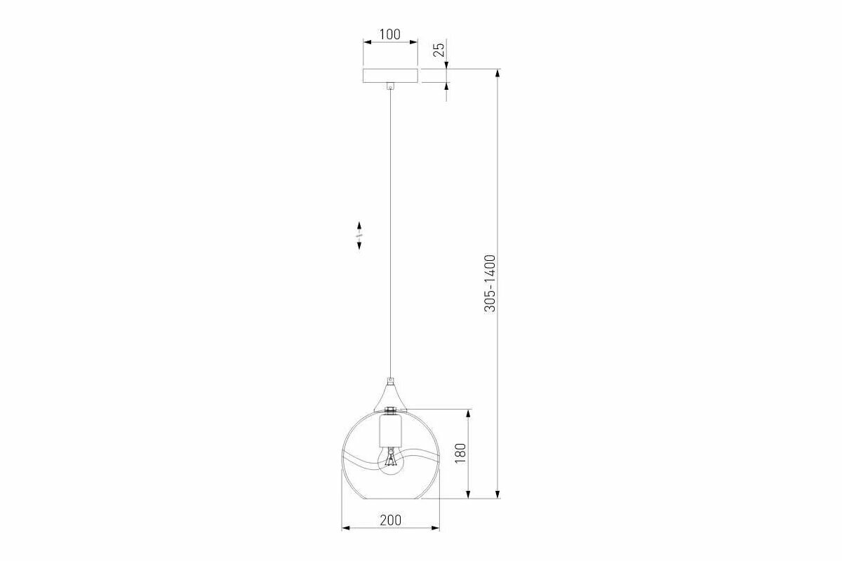 Подвесной светильник Eurosvet LOTUS 50221/1 4690389186202 - фото №2