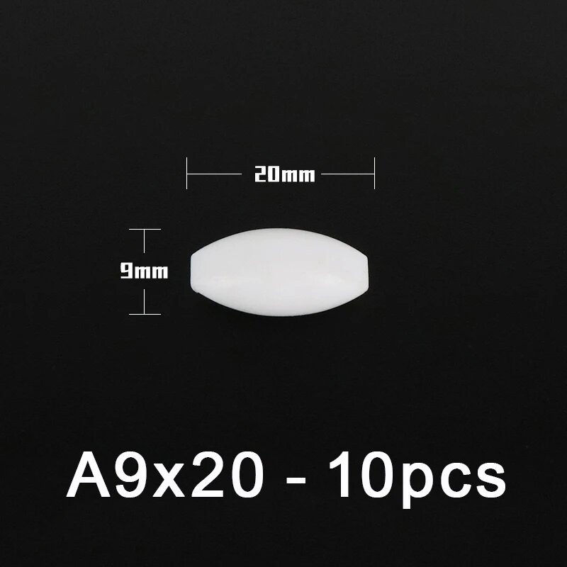Магнитная мешалка NINTH LIFE, оливковая форма, птфэ, 10 шт, A9x20mm-10pcs