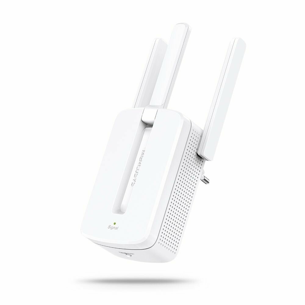 Усилитель WiFi (Репитер) Mercusys MW300RE (802.11b/g/n 300Mbps) белый