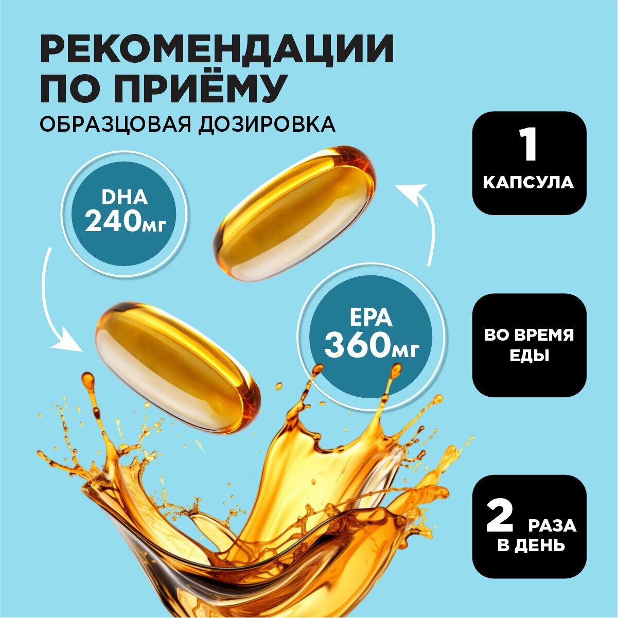 Картинки Омега 3 1000 мг Omega 3 1350 мг, рыбий жир, бад для иммунитета 120 капсул