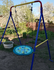 Качели уличные каркас + качели со спинкой
