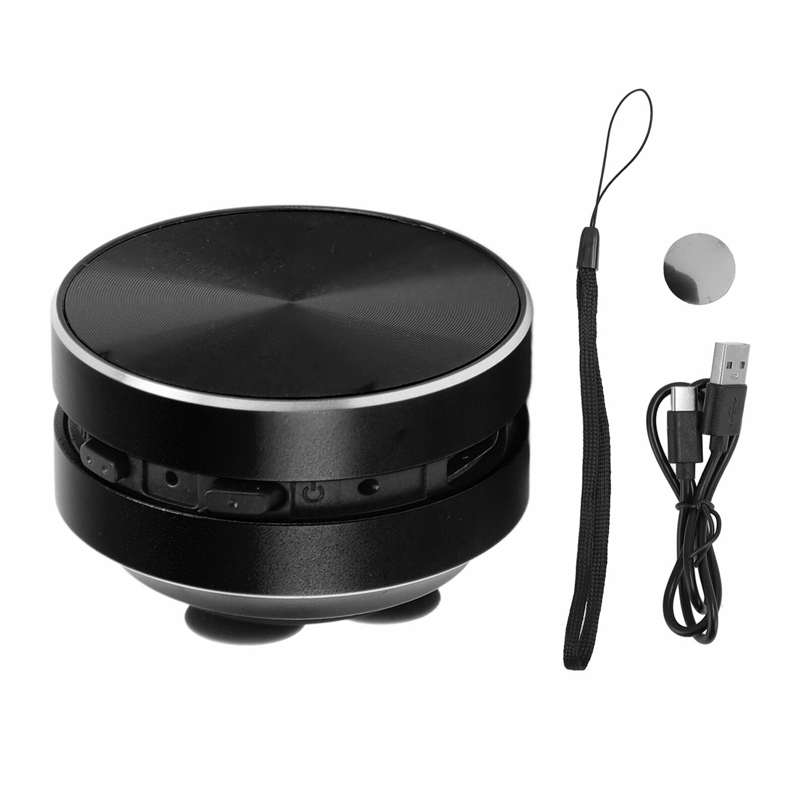 Водонепроницаемая динамика Bluetooth Bone Convuning, стерео бас, портативный беспроводной динамик с всасывающей чашкой, небольшая, открытая, ванная комната, черная