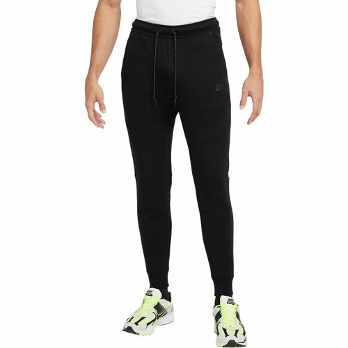 фото Брюки спортивные nike tech fleece joggers, размер s, черный