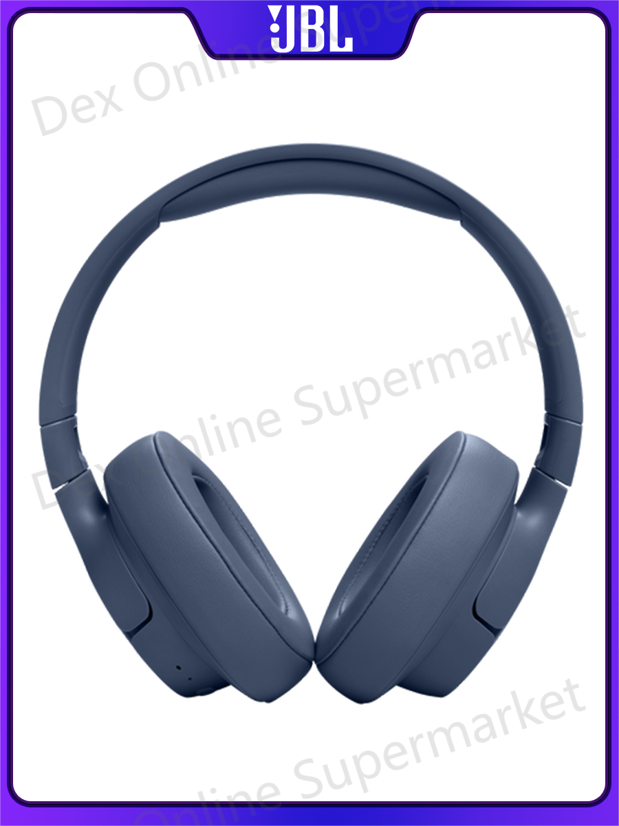 Наушники беспроводные с микрофоном JBL Tune 720BT, Bluetooth 5.3, 3.5 мм, синий