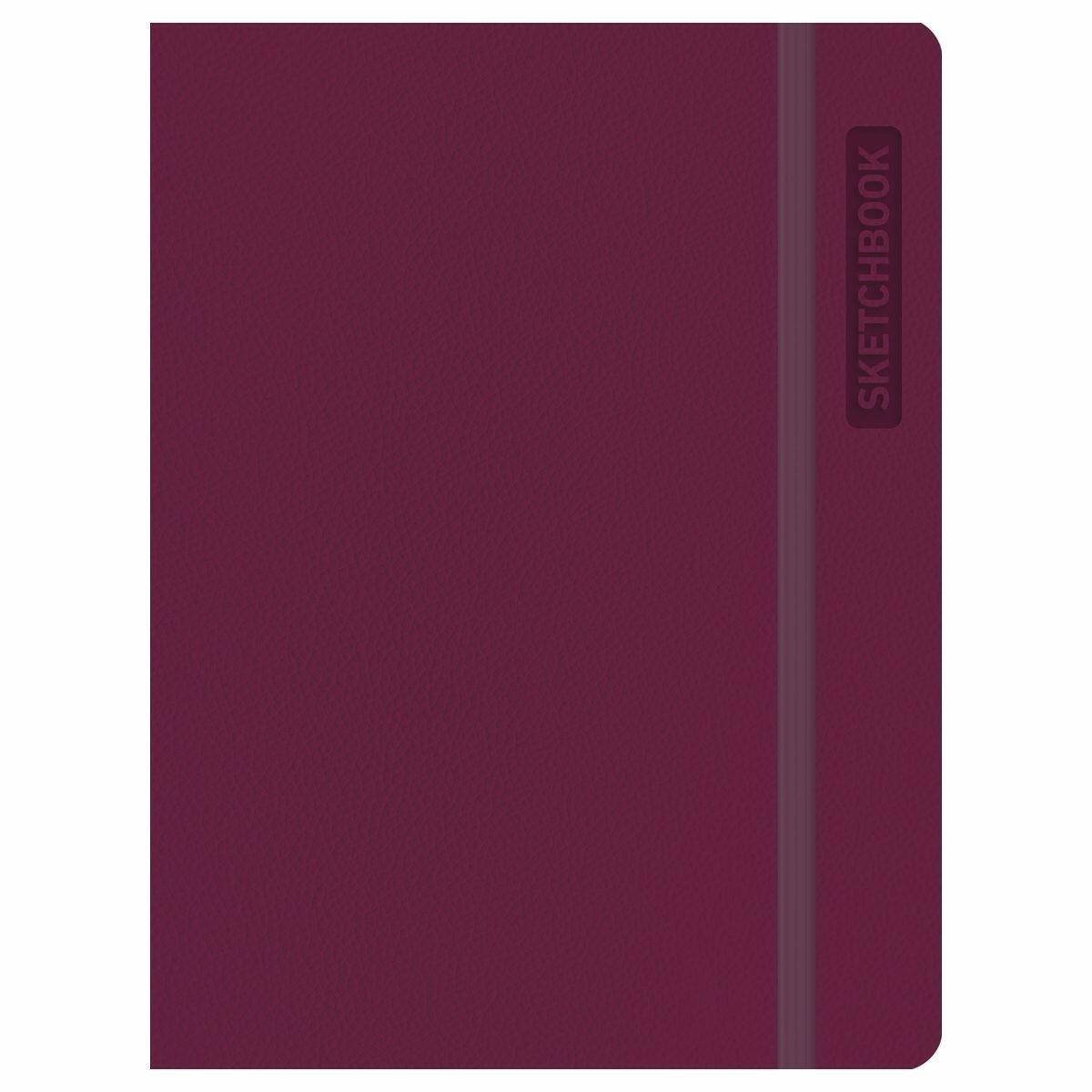 Блокнот для акварели А5, 40л BG "Bright. Berry" (120 г/кв. м, кожзам, на резинке) (CА540с_61743)