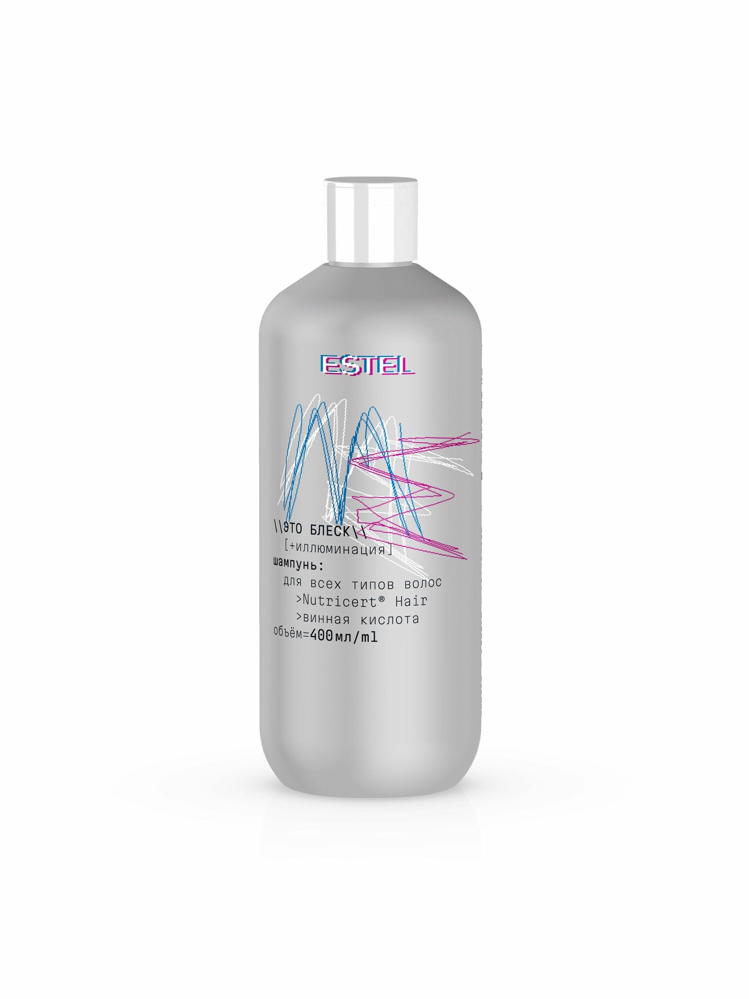 ESTEL ME "Это блеск" + иллюминация Шампунь для всех типов волос, 400 мл