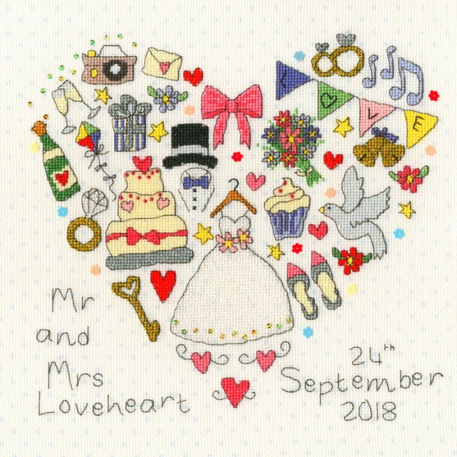 Набор для вышивания The Big Day! (Великий день!) 28 x 28 см Bothy Threads XWS11