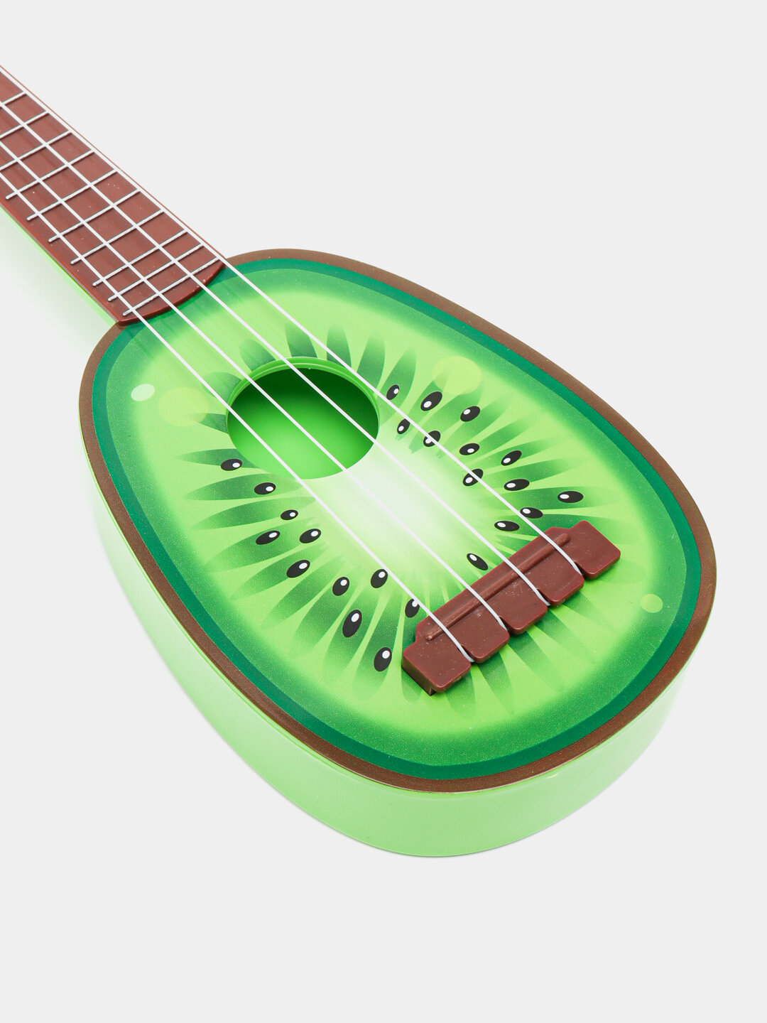 Гитара детская музыкальная со струнами, укулеле для детей, фрукты — фото 1