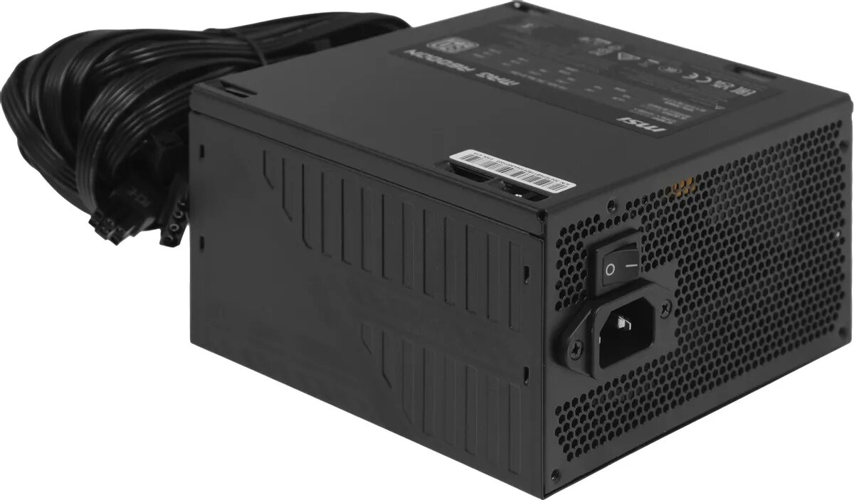 Блок питания MSI MAG A600DN (306-7ZP6B11-809), 600 Вт, 80 PLUS WHITE, 120 мм, чёрный