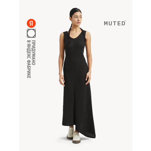 фото Платье muted bold, размер m, черный