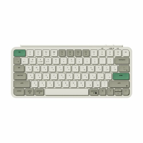 Беспроводная ультратонкая клавиатура Keychron B1 Pro 77 клавиш ножничные переключатели цвет Retro Green 5323₽