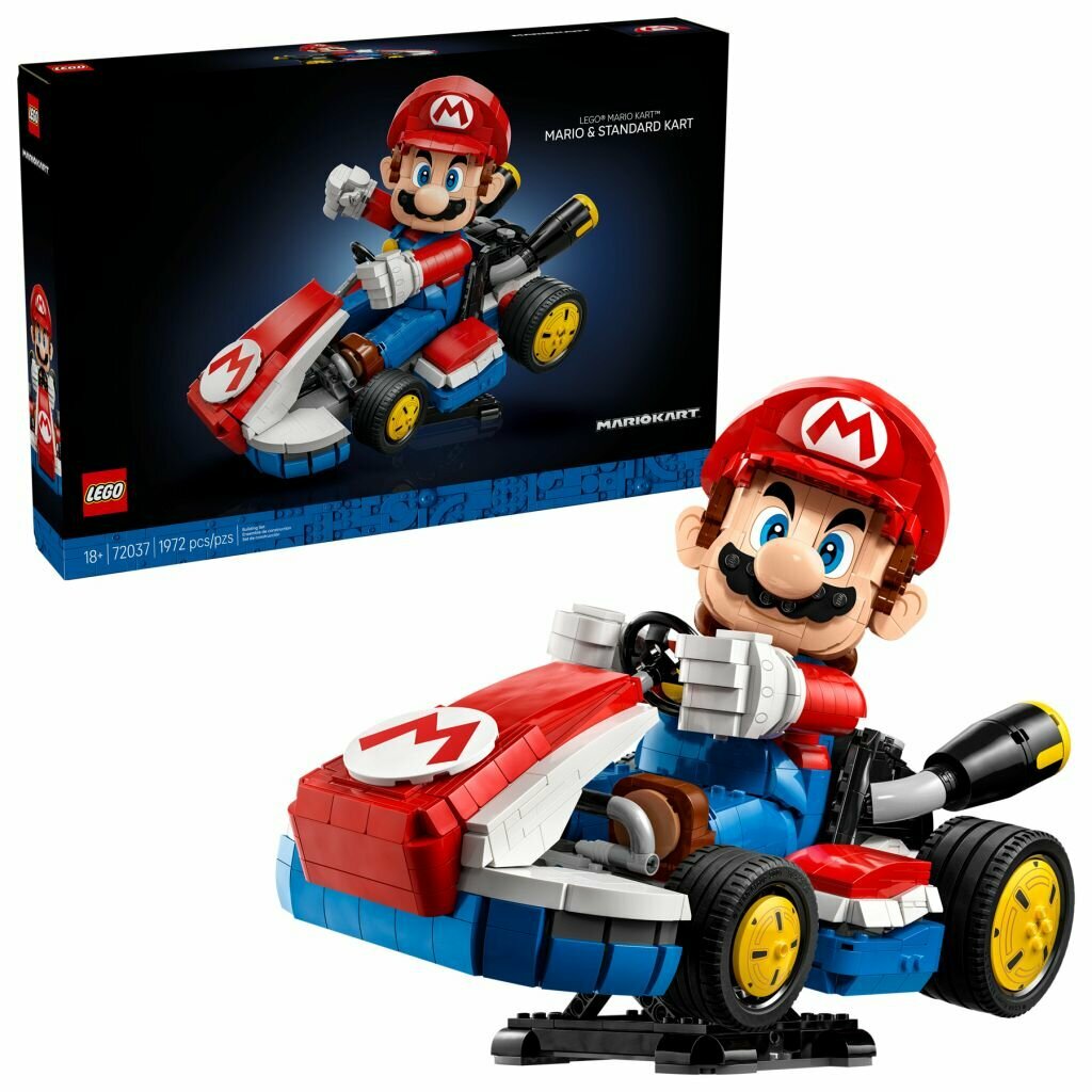 Конструктор LEGO Super Mario Марио карт 72037, 1972 детали, от 18 лет