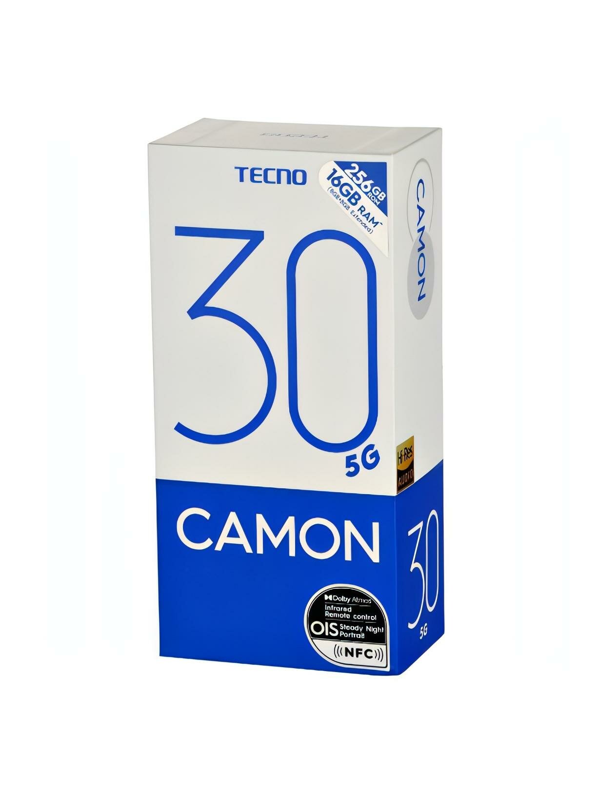 Смартфон Tecno CAMON 30 5G 8/256GB Uyuni Salt White — фото 1